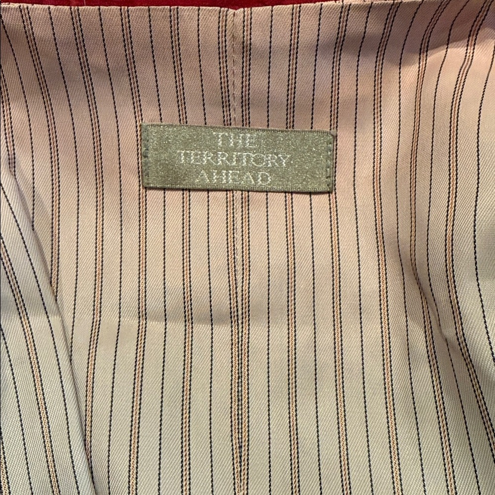 Territory Ahead Olive Green Suede Vest size medium - Picture 8 of 10